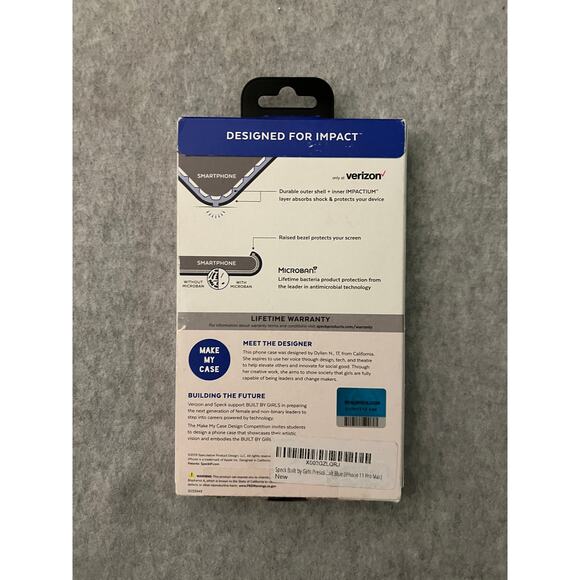 Speck Built By Girls Presidio Iphone 11 Pro Max Case 2 Layers Impact Protection - Picture 2 of 6